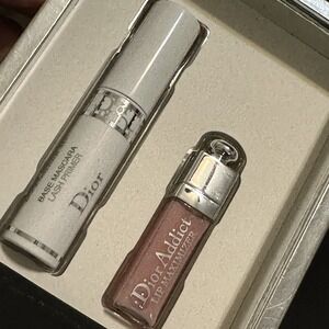 DIORSHOW BACKSTAGE 3D LASH PRIMER & LIP MAXIMIZER 001 PINK DUO SET TRAVEL SIZE